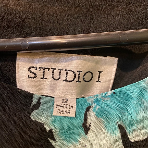 Studio I long sleeveless dress lined size 12 - Picture 5 of 7